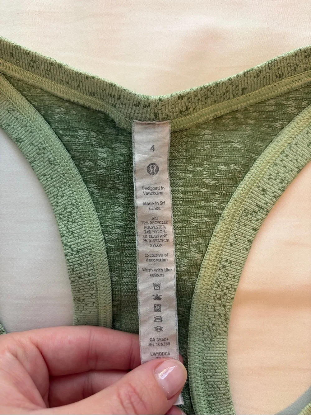 lululemon athletica light green